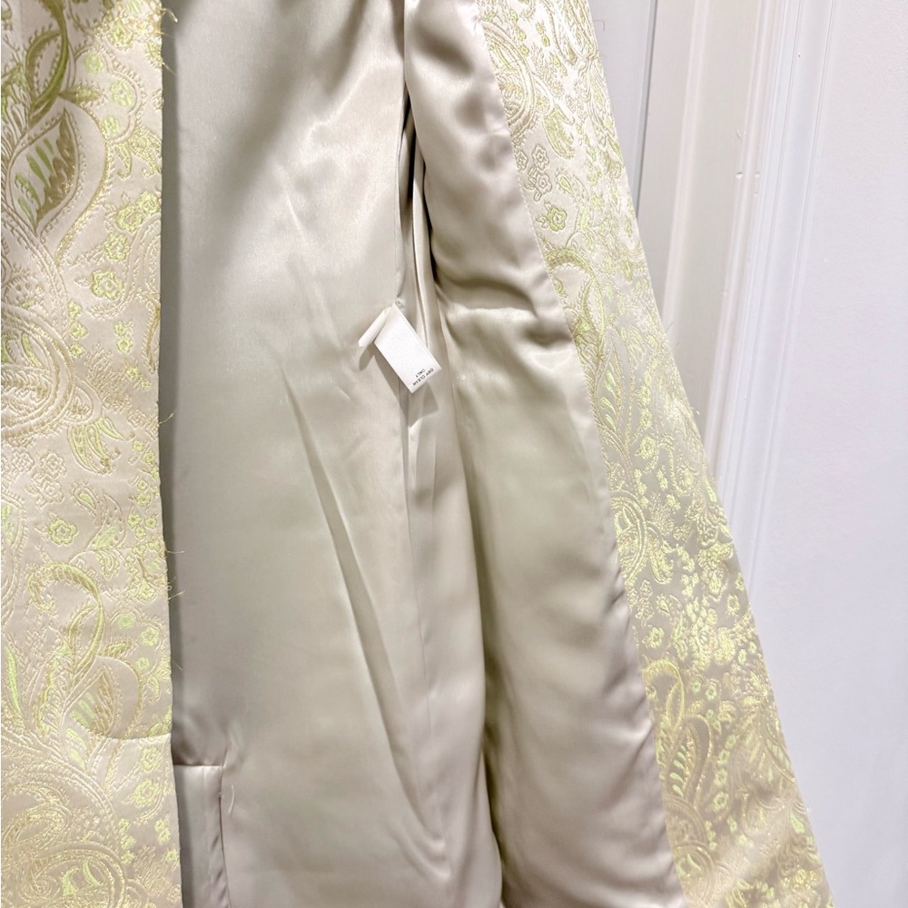 Banana Republic Vintage Ivory/Gold Topper Jacket Size XS - Picture 10 of 11